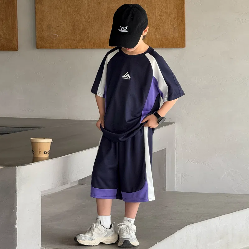 Детский спортивный комплект из двух предметов Lanza, Navy Blue — фото 4