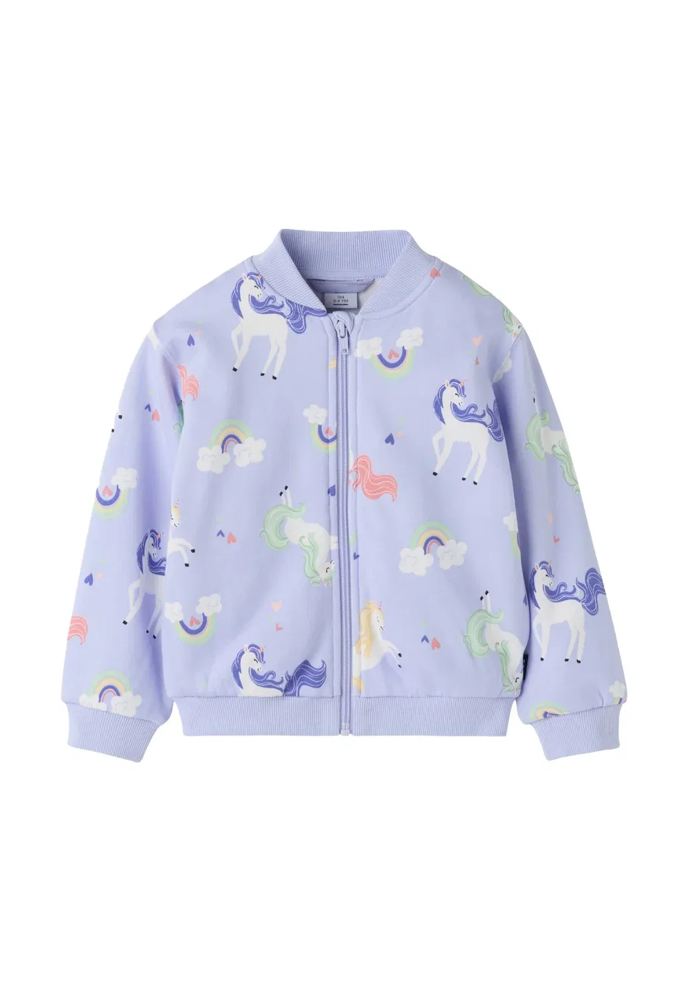 Унисекс - толстовка на молнии Polarn O. Pyret, Purple Heather