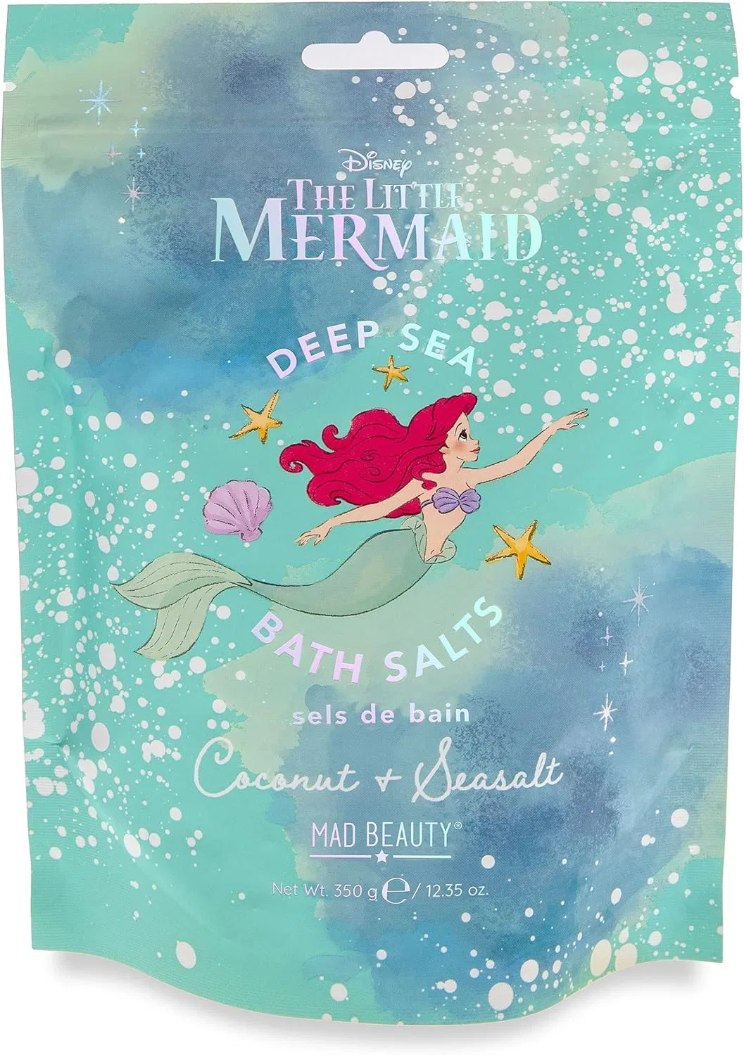 Соль для ванны с кокосом и морской солью MAD Beauty, 350 г, Blue
