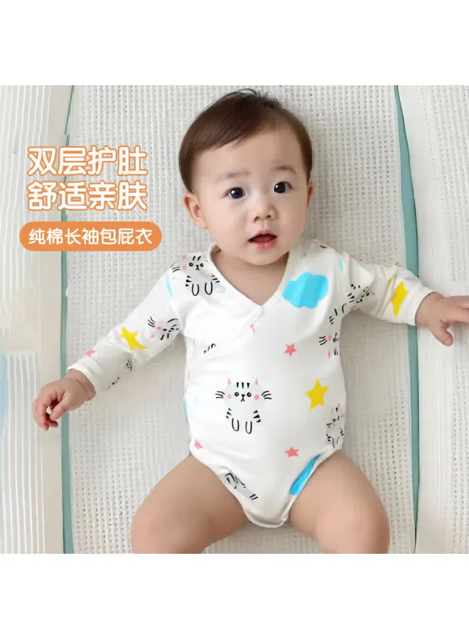 Боди-комбинезон с длинным рукавом и принтом для малышей Bornbay, звездный кот — фото 3