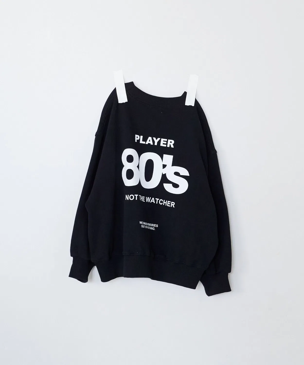 Детский свитшот свободного кроя с принтом Dolman Urake Pullover LOWRYS FARM, Black