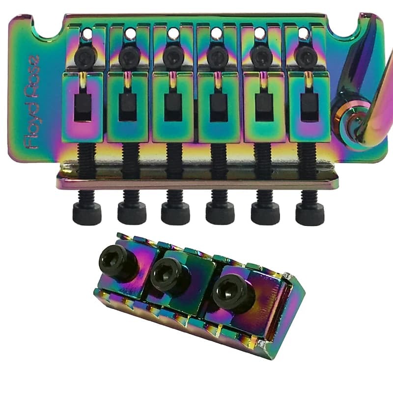 

Система тремоло Floyd Rose FRTNFTBC Non-Fine Tuner со стопорной гайкой R2, обожженный хром FRTNFTBCR2