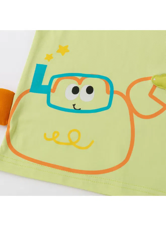 Жилет детский без рукавов хлопковый Doodle Home, желтый — фото 4