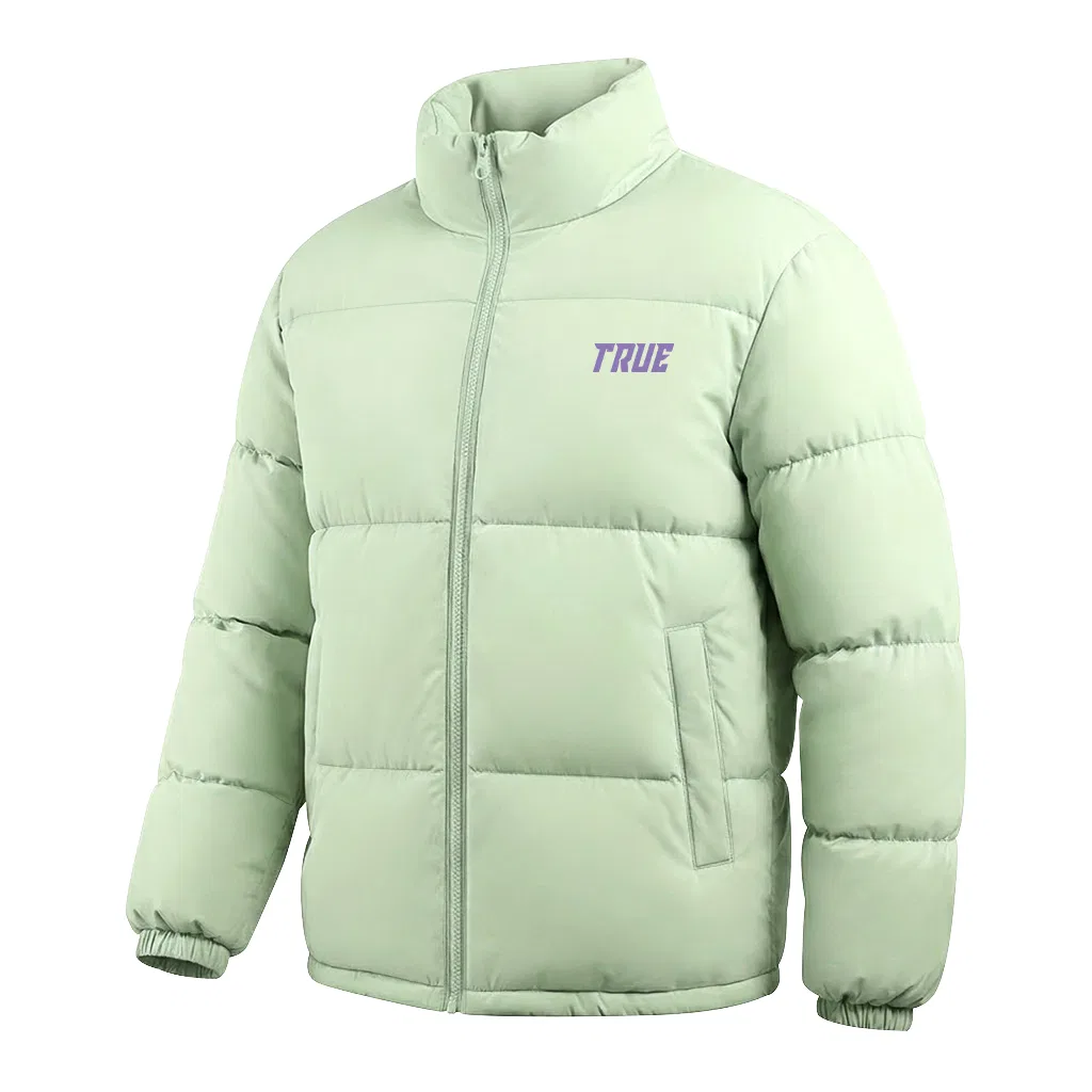 Детский пуховик утепленный Lily Green Magical Purple Future Chest Logo MINISO, Lily Green