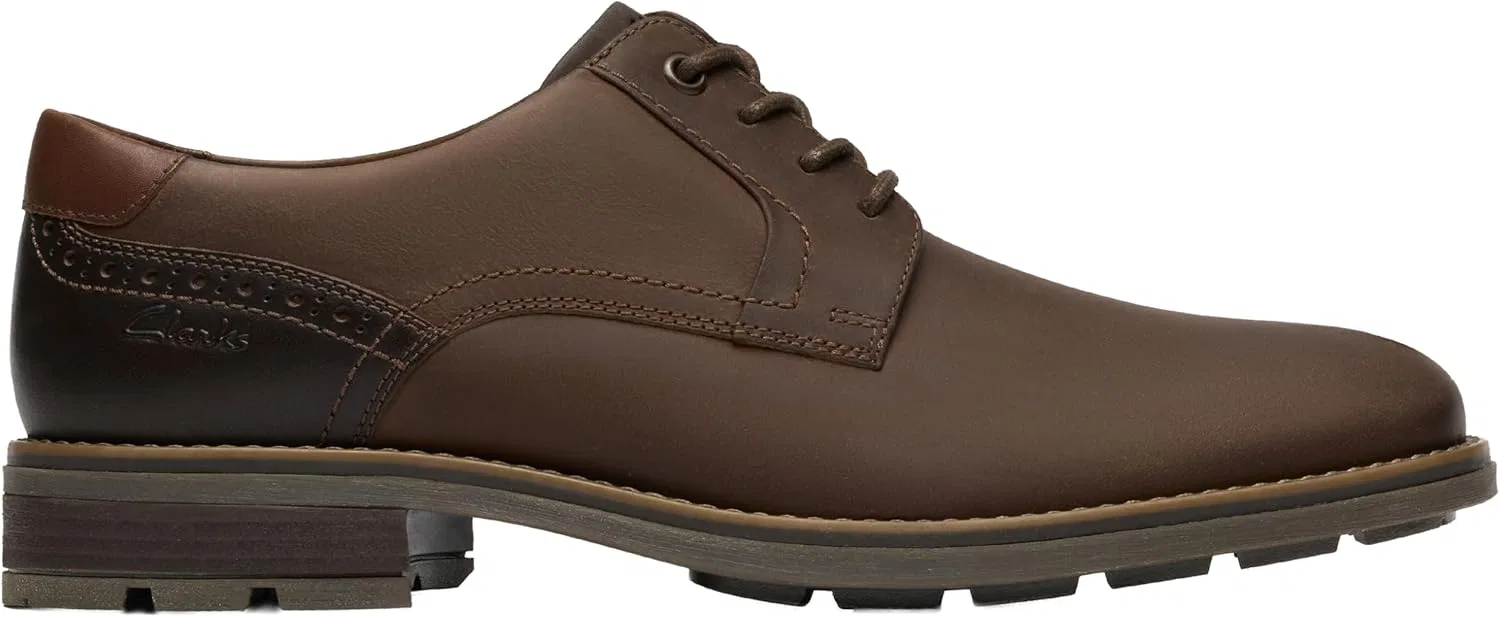 Мужские туфли Clarks Emmet Plain, Black Distressed