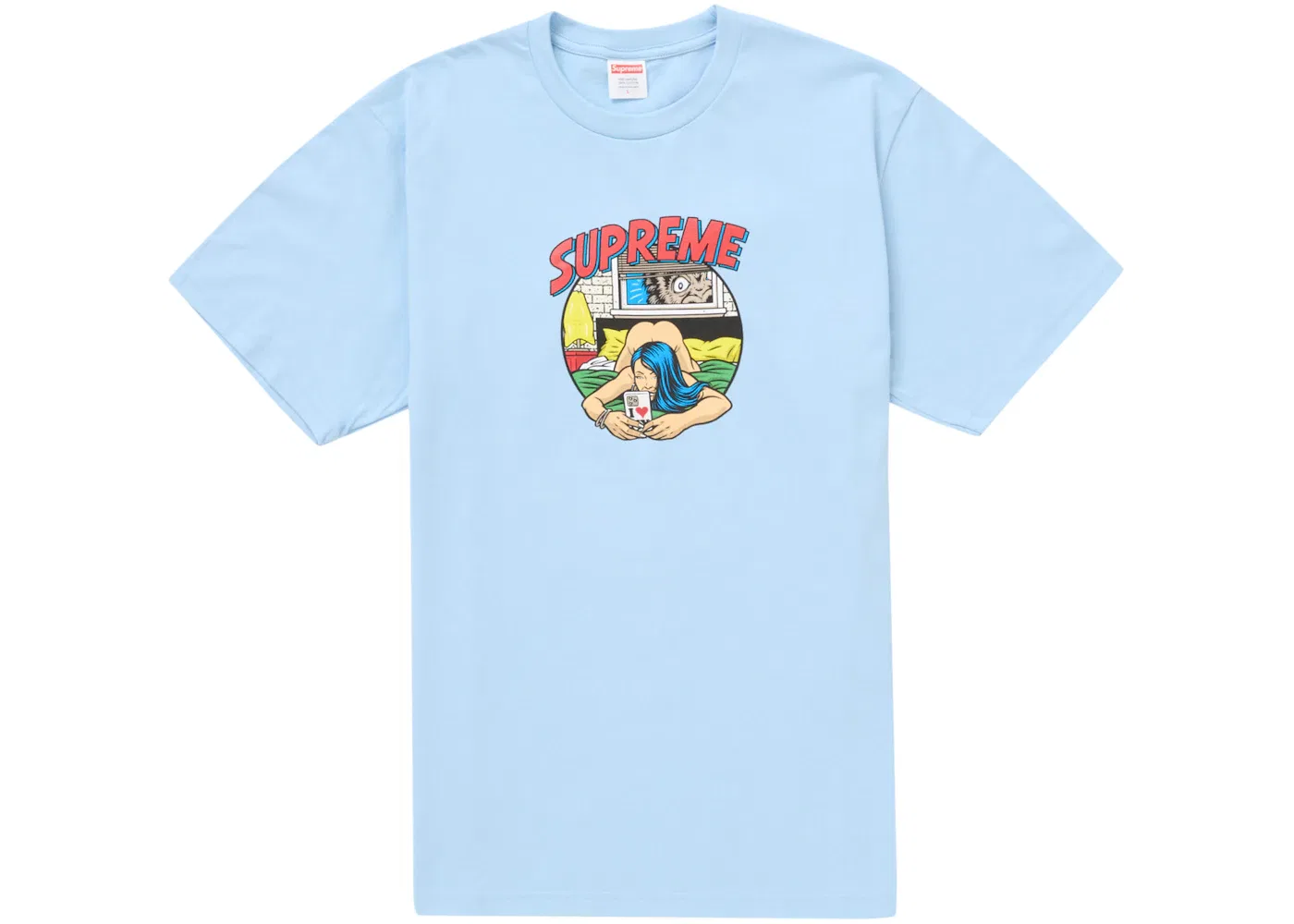 Мужская футболка с коротким рукавом Supreme Tee (SS25), Powder Blue