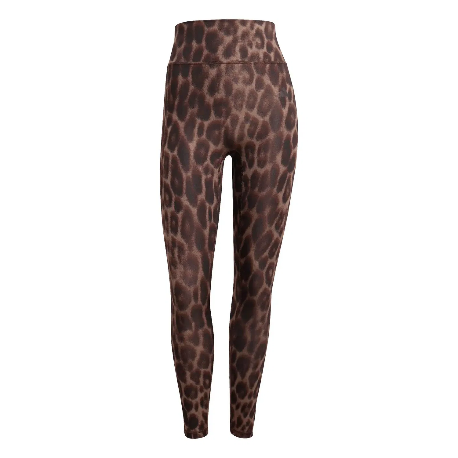 Женские леггинсы 7/8 с принтом Optime Essentials Leopard, Adidas, Braun Schwarz