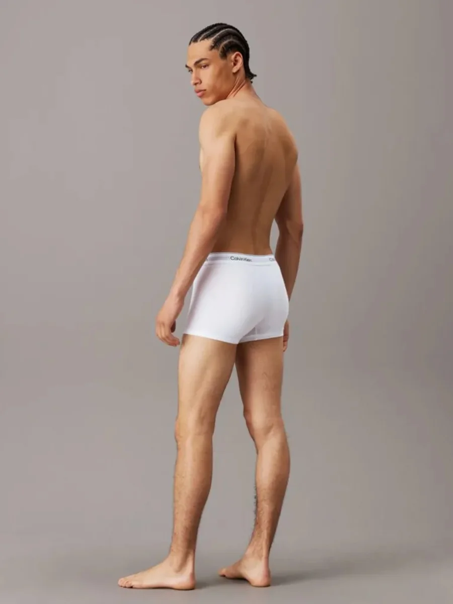 Комплект трусов Calvin Klein Icon Cotton Stretch 3 шт., белый — фото 2