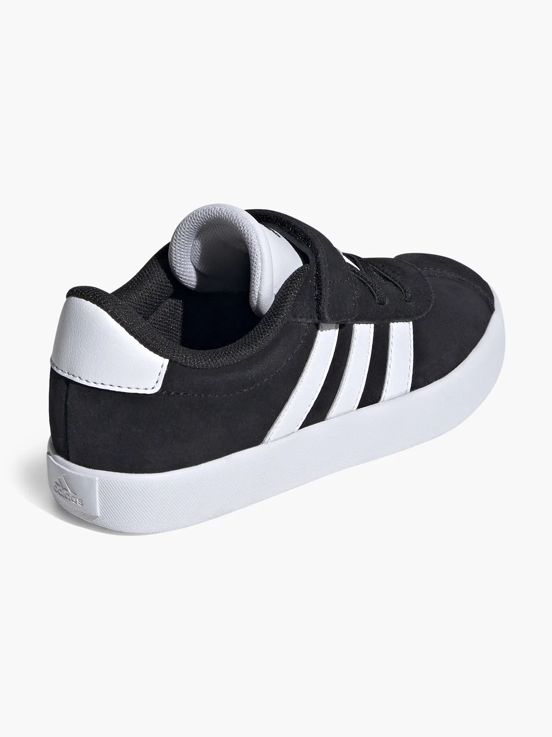 Детские полуботинки на липучках Adidas, черный — фото 4
