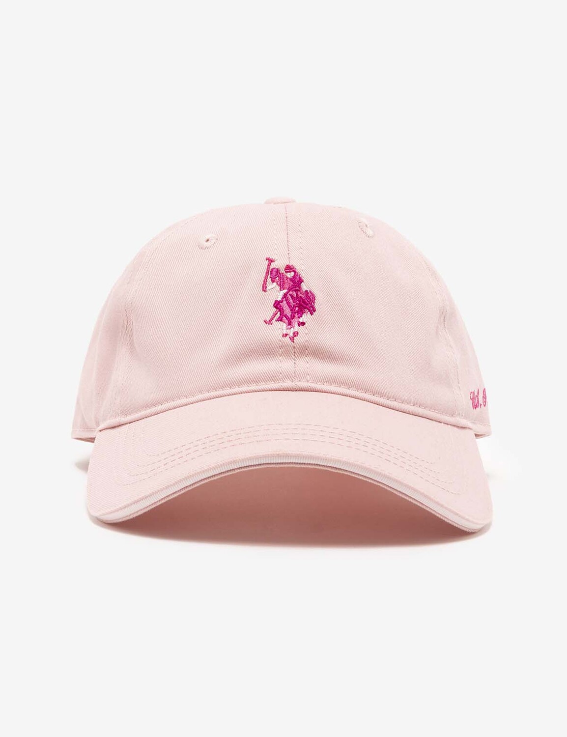 

Бейсболка U.S. Polo Assn. Womens Twill Multitonal Center Logo, светло-розовый