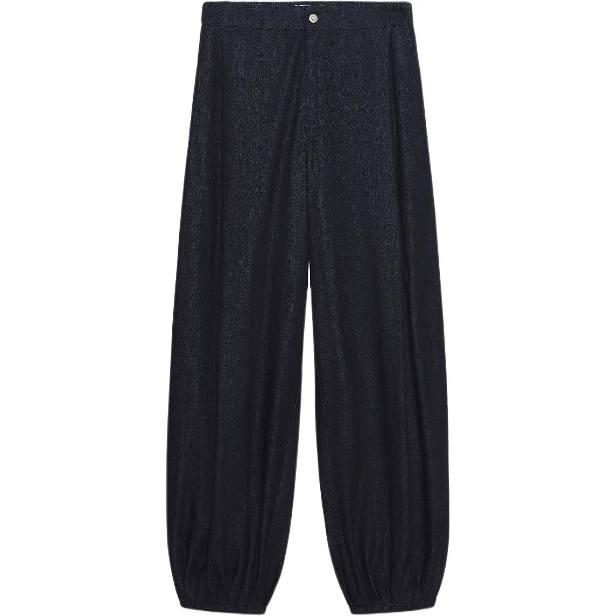 Женские джинсы с фонариком Dark Indigo Cyan ZARA, Dark Indigo Cyan