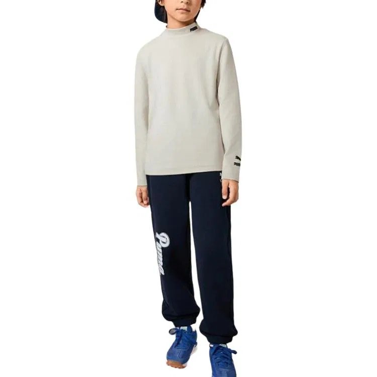 Детская футболка с логотипом PUMA Sportstyle Classics, Premium Gray — фото 4