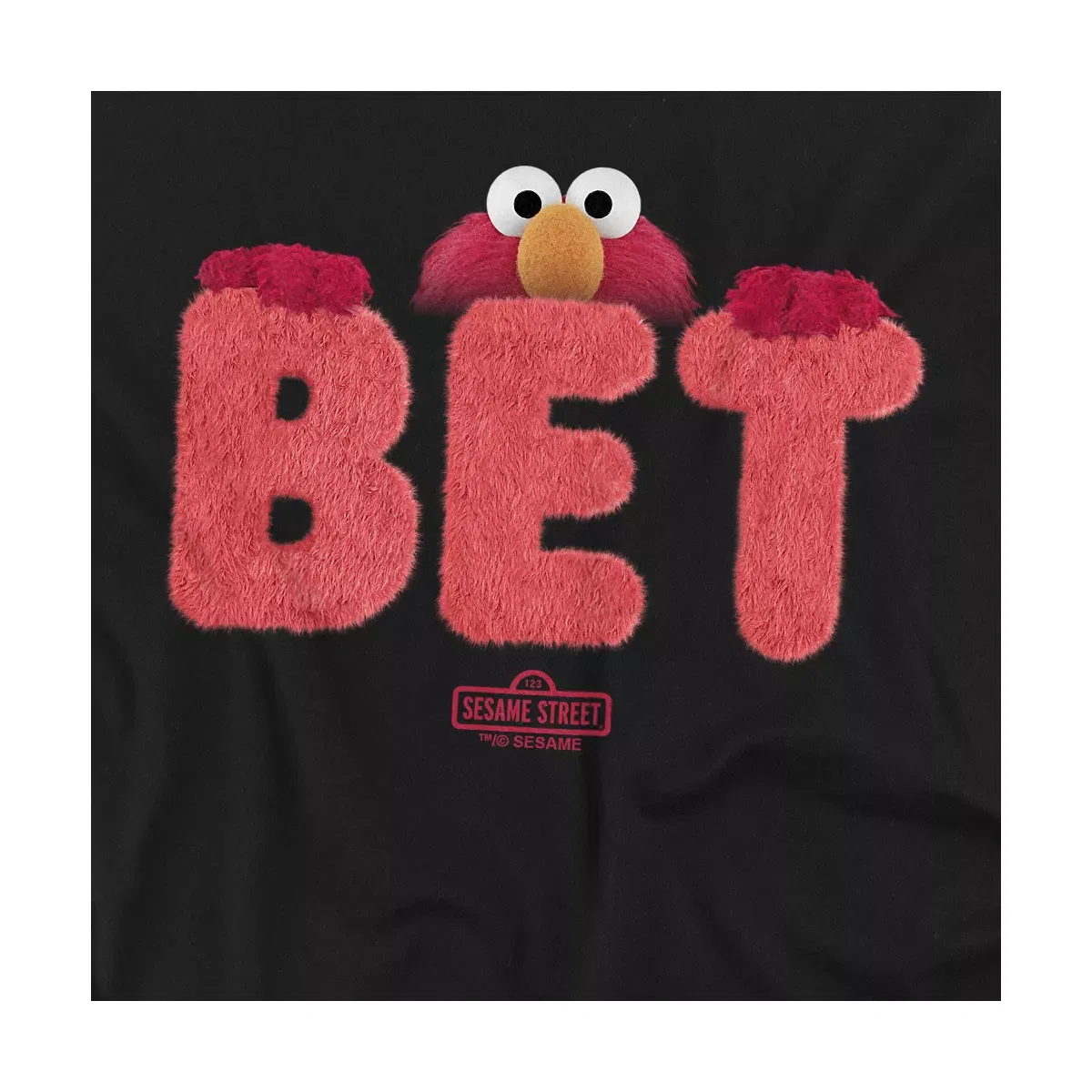 Детское боди с коротким рукавом Elmo Fur Bet Sesame Street, Black — фото 2