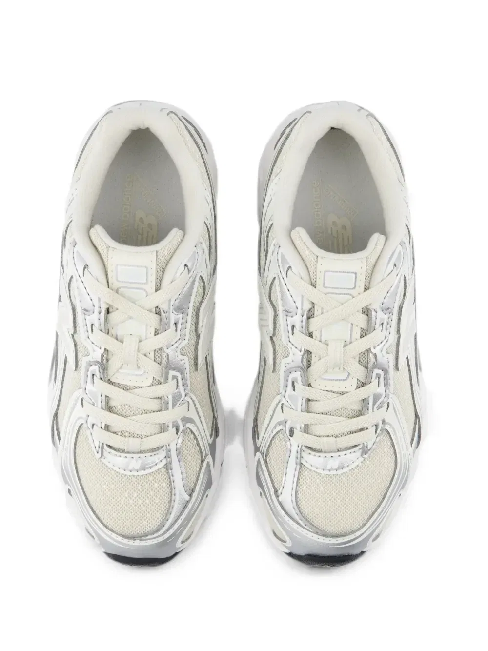 Кроссовки 740 на эластичной шнуровке New Balance Kids, бежевый — фото 4