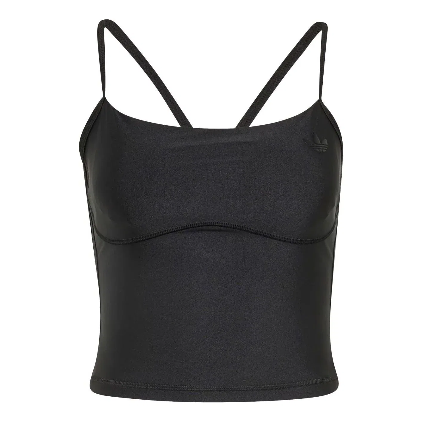 Женский топ-безрукавка с принтом Adidas Sport Tank Top Padded, черный