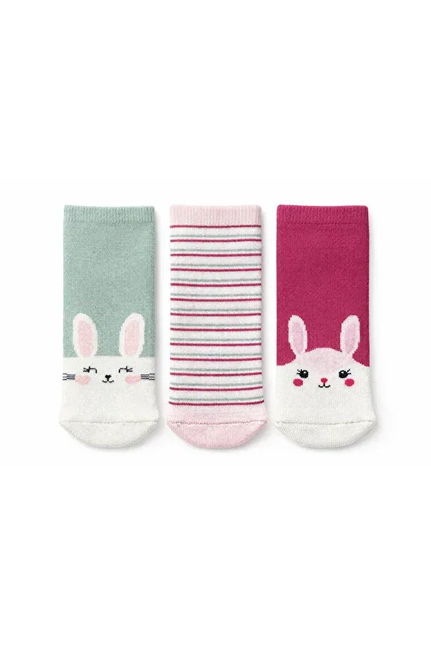 Детский комплект носков для новорожденных с принтом Basics Solde Socks, Multicolor