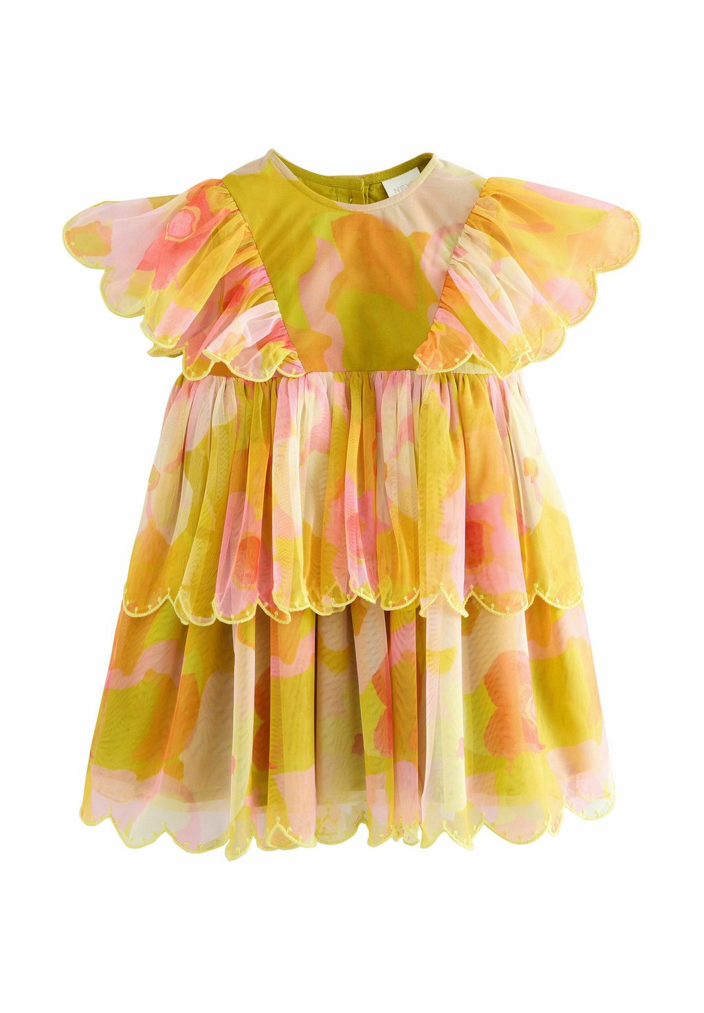 

Повседневное платье REGULAR FIT-SCALLOP Next, желтый