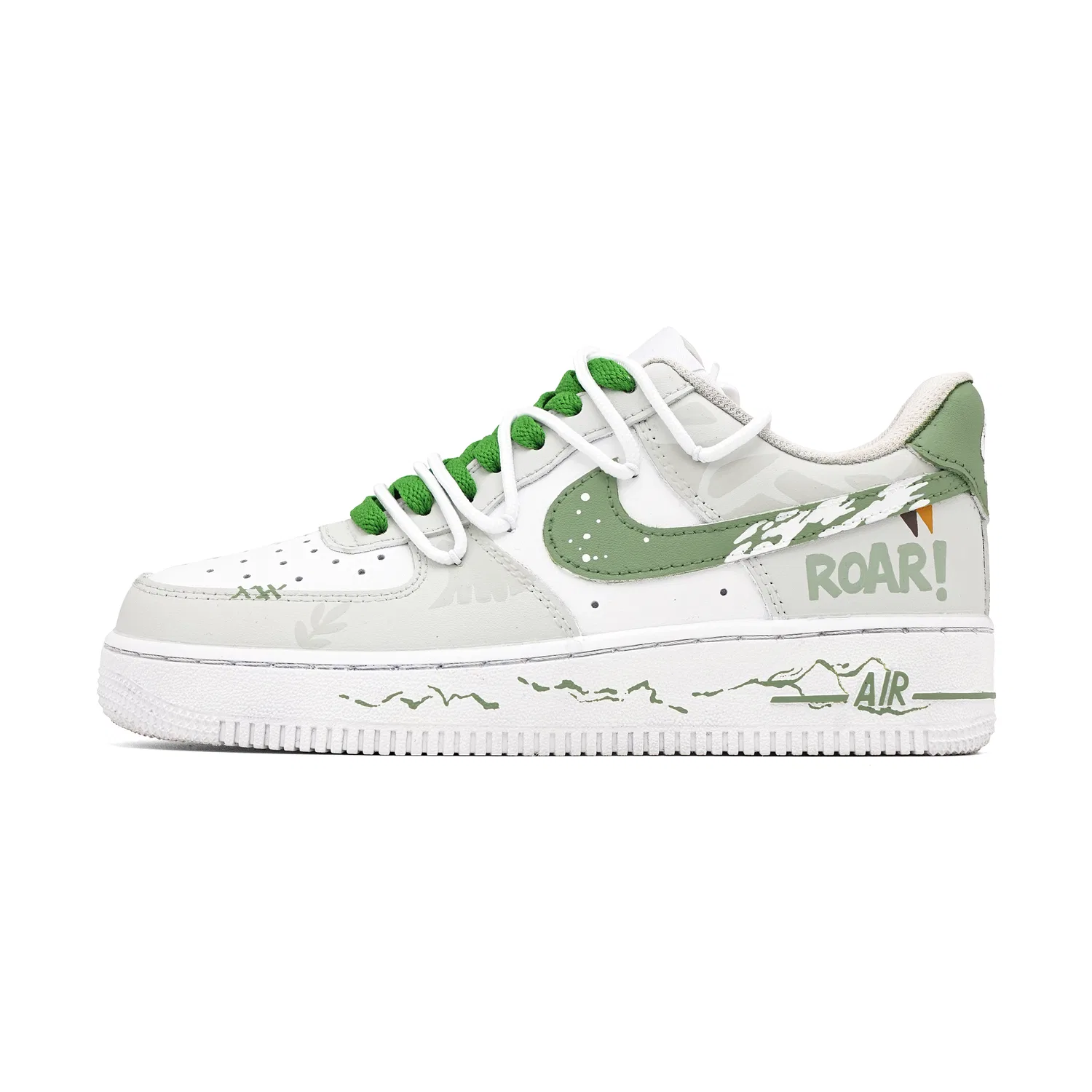 Детские скейтбордические кроссовки с низким верхом Nike Air Force 1, White