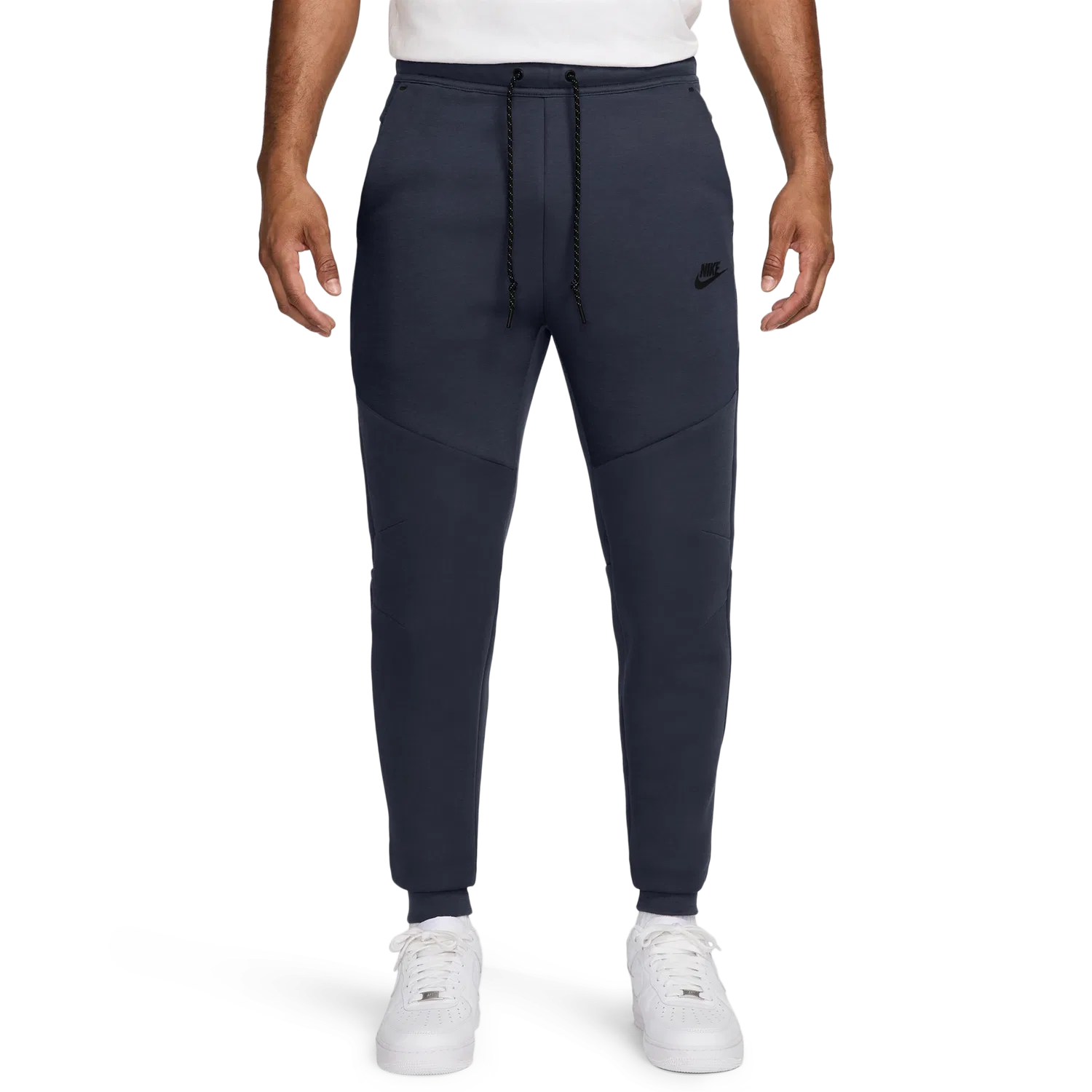 Мужские брюки-джоггеры утепленные Tech Fleece Jogger Nike, Black/Obsidian — фото 4