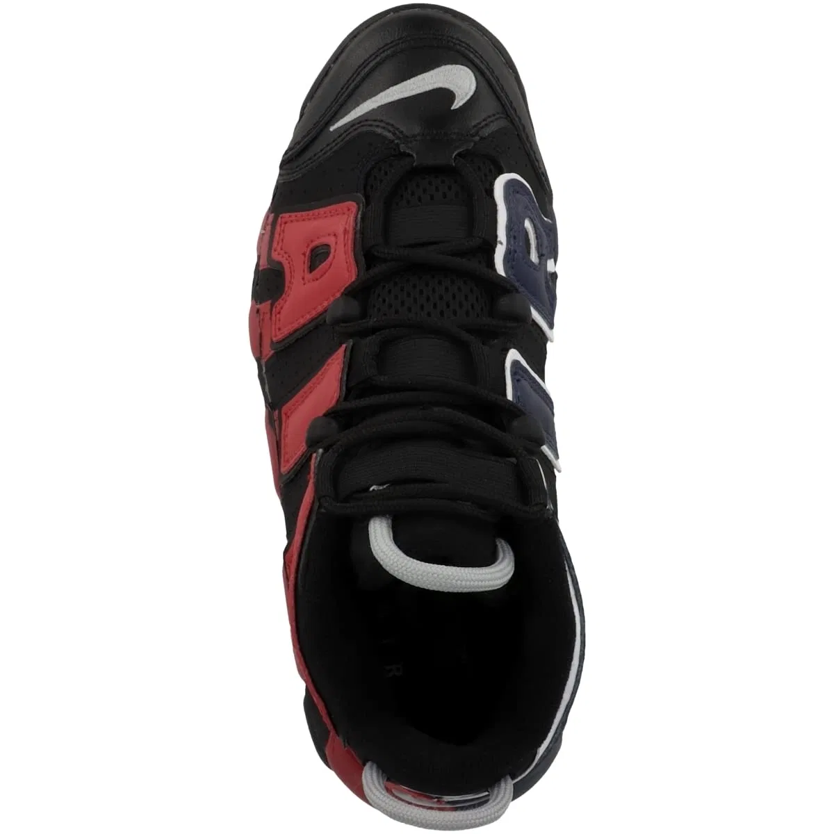 Детские кроссовки для мальчиков с принтом NIKE Air More Uptempo GS NIKE, Red Navy — фото 2