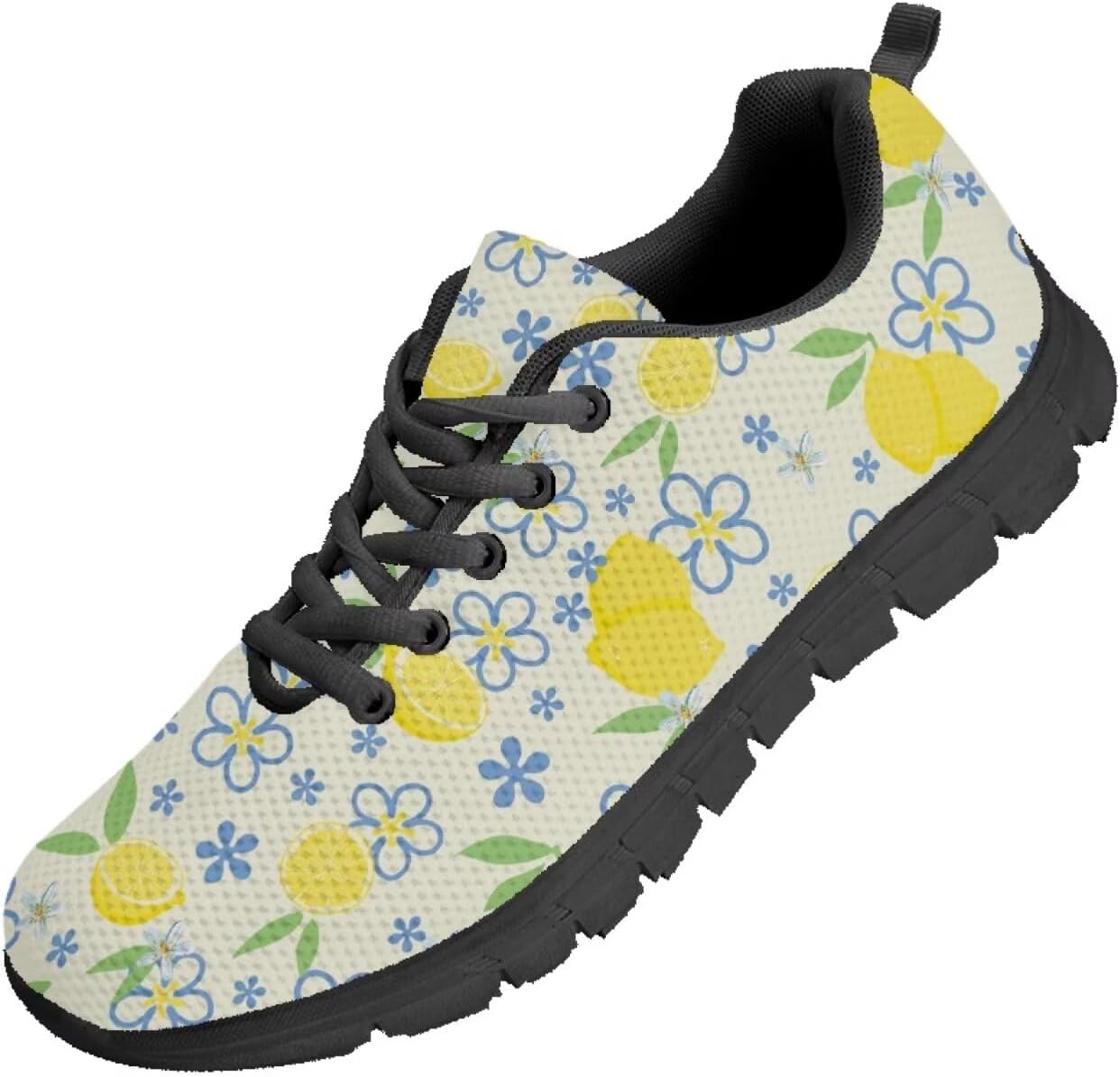 

Мужские легкие дышащие кроссовки Funnydude с сеткой и классической шнуровкой, Lemon