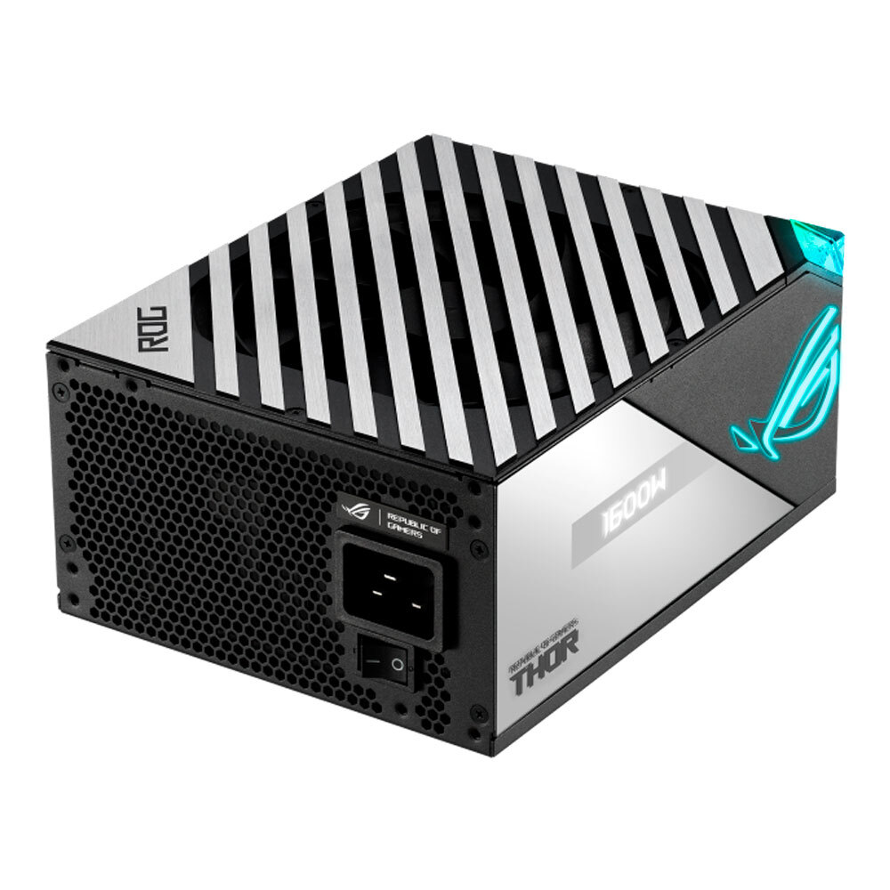 Блок питания Asus ROG Thor 1600T, 80 Plus Titanium, 1600 Вт, чёрный — фото 3