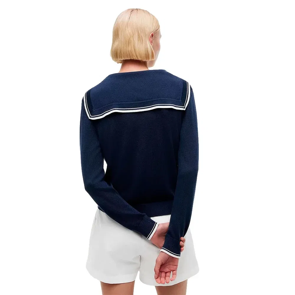 Женский свитер из тенсела с шелком Tommy hilfiger, Blue — фото 2