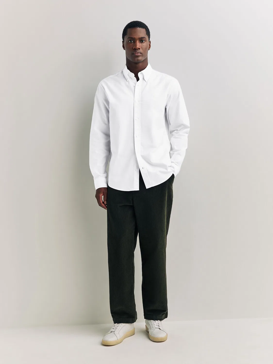 Рубашка Оксфорд, Regular Fit, White Next — фото 2