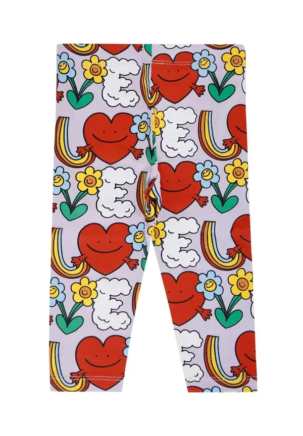 Леггинсы с цветочным принтом Leggings - trousers Stella Mccartney Kids, Multi Coloured, мультиколор — фото 2