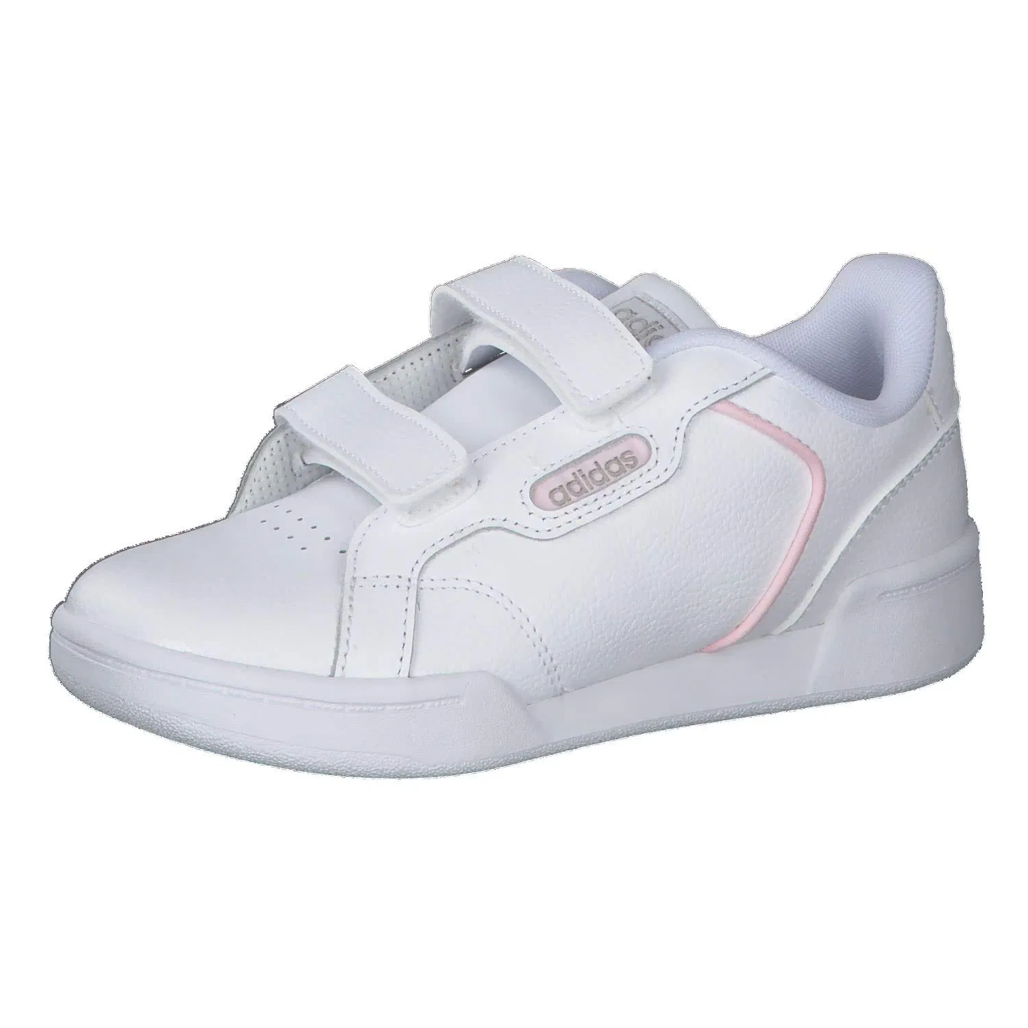 Детские кроссовки для мальчиков с замшей Roguera C Adidas, Ftwr White Ftwr White Platin Met — фото 2