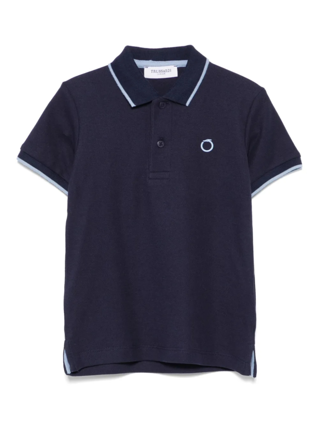 

Рубашка-поло TRUSSARDI JUNIOR с логотипом, синий