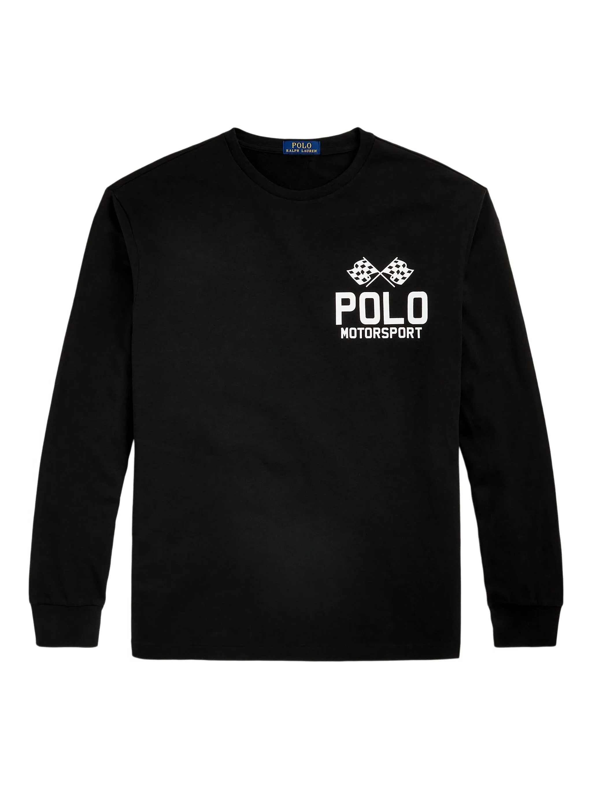 

Футболка с длинными рукавами и графичным принтом Polo Ralph Lauren, черный