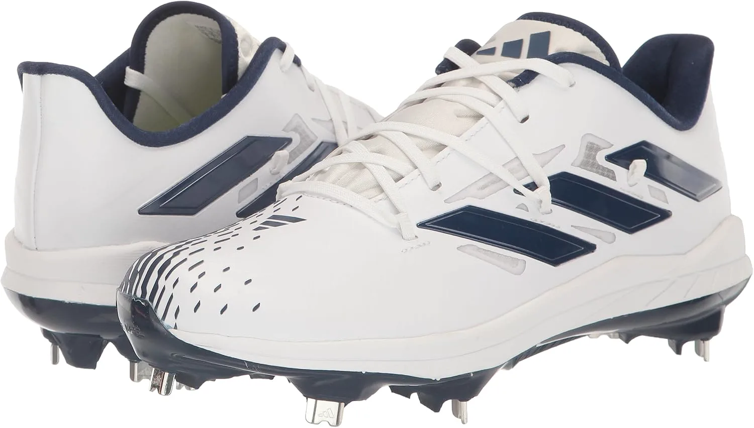 Мужские кроссовки Adidas Adizero Afterburner 9, белый/синий — фото 4
