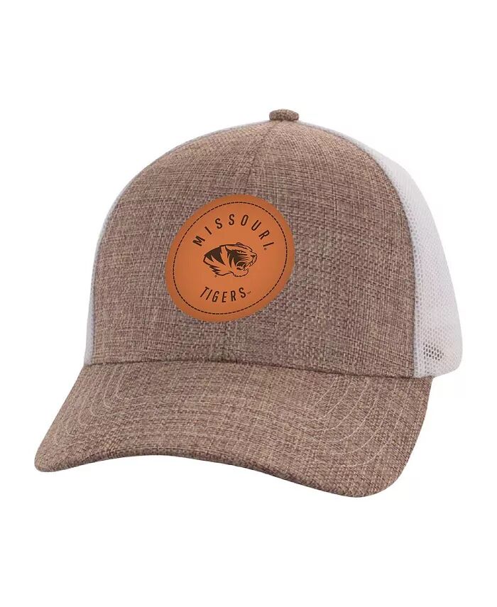 

Мужская бежево-белая кепка Missouri Tigers Pregame Adjustable Hat Ahead