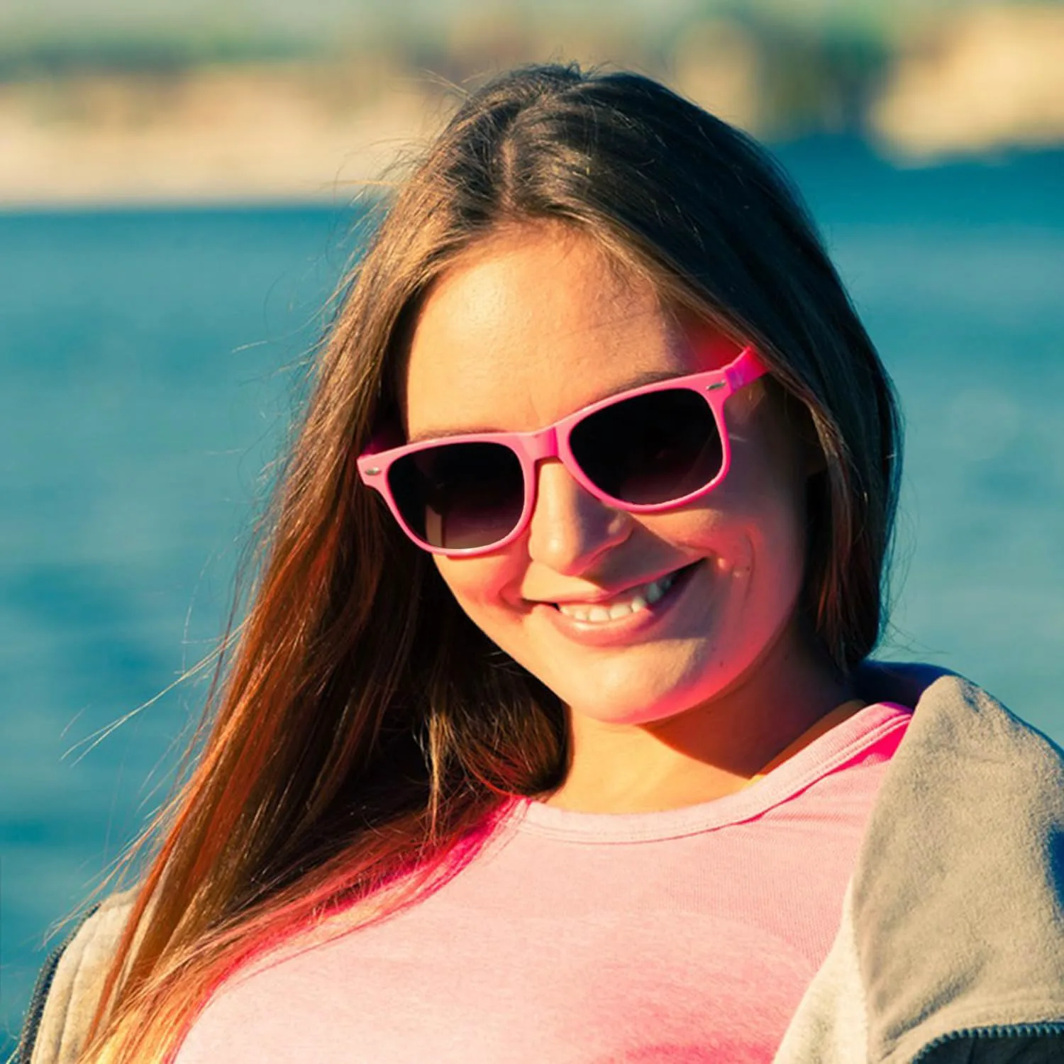 

Набор солнцезащитных очков для вечеринок — 12 винтажных пластиковых очков в стиле ретро для мужчин и женщин — сувениры для вечеринок Dwenarry, 12 Pink+grey