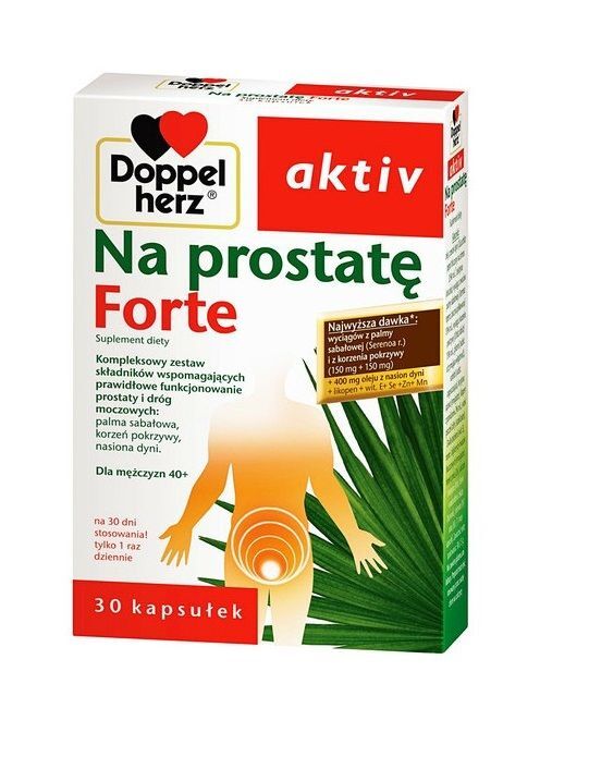 

Подготовка для мужчин Doppelherz aktiv Na prostatę Forte, 30 шт