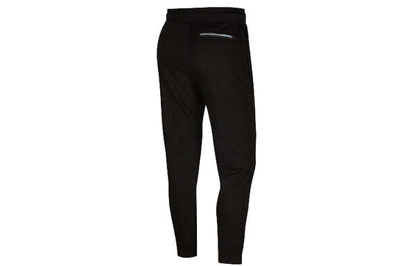 Спортивные штаны Air Jordan Wings Casual Sports Lacing Fleece Long Pants Black, черный — фото 2