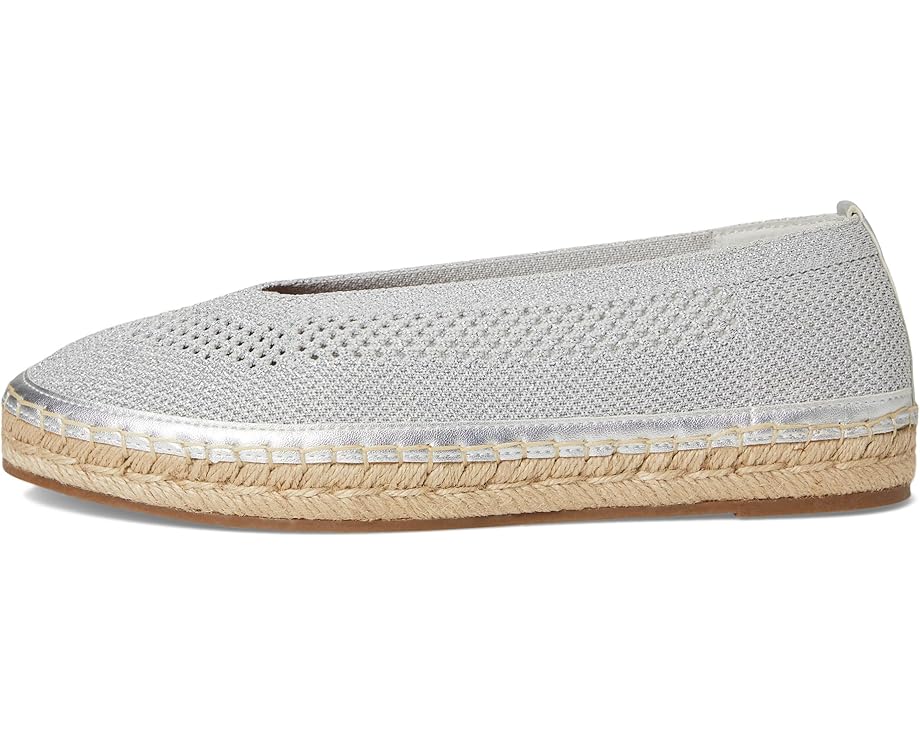 Балетки Lucky Brand Orena Knit Espadrille Sandals, серебряный — фото 4