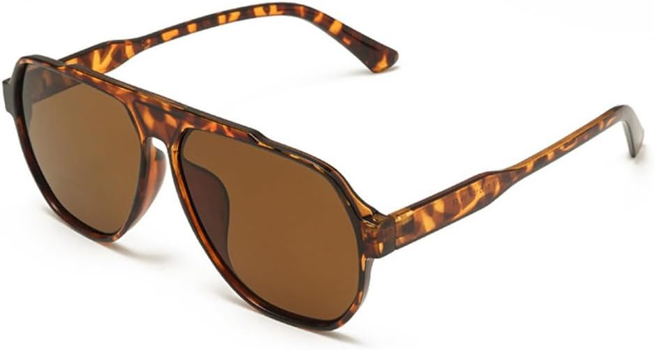 

Винтажные солнцезащитные очки большого размера для женщин, массивная оправа, солнцезащитные очки-маска с защитой от УФ-излучения UV400, леопардовый принт, коричневый, один размер TKKTLLT, Leopard-brown