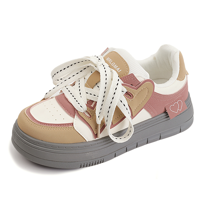 

Кроссовки SNXR Skateboarding Shoes Women's Low-top Brown, белый