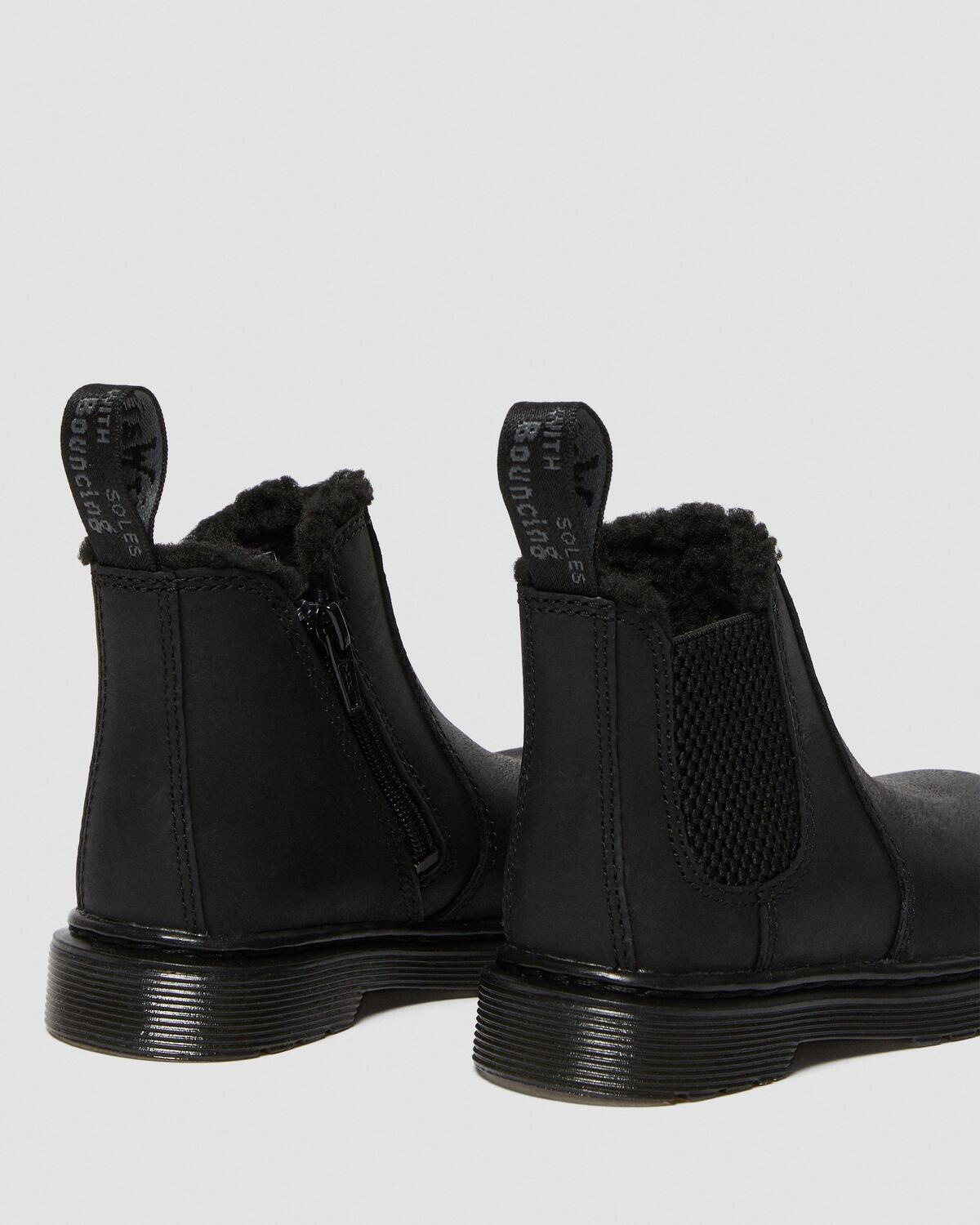 Ботинки челси Toddler 2976 на подкладке из искусственного меха Dr. Martens — фото 4