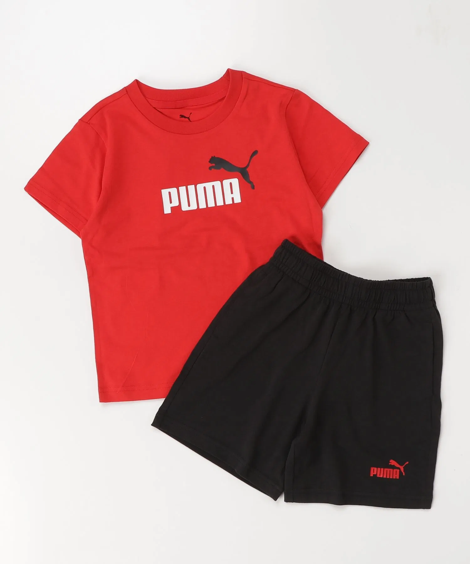 Детский комплект PUMA ESS 2 COLOR NO. 1 LOGO футболка и шорты