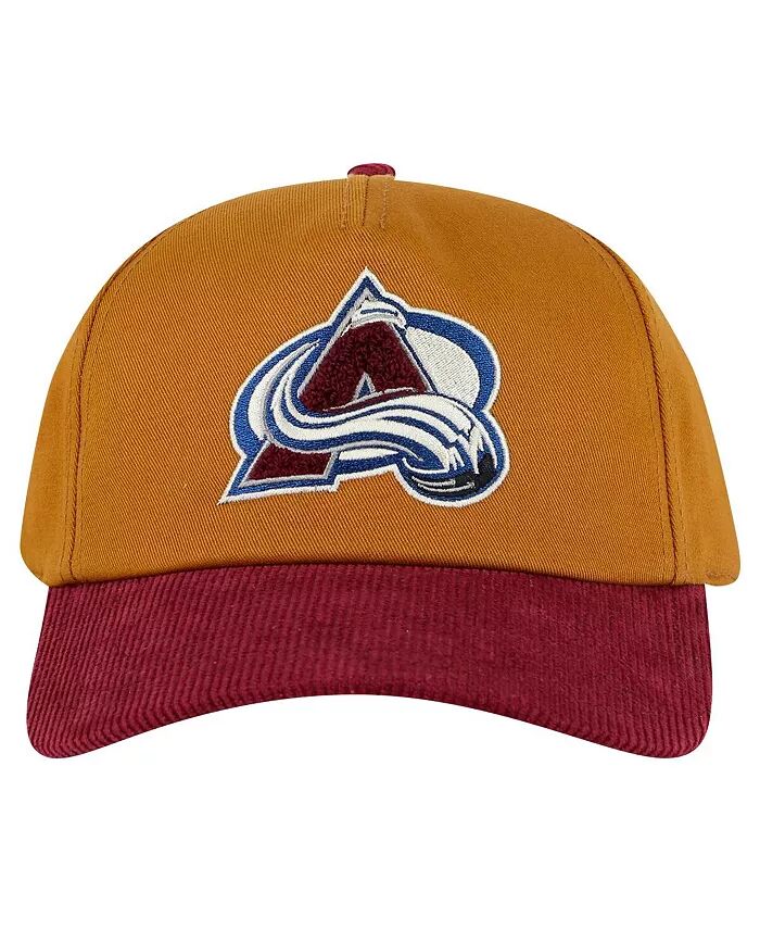 

Мужская кепка Colorado Avalanche Burnett Adjustable Hat цвета загара/бордового цвета American Needle