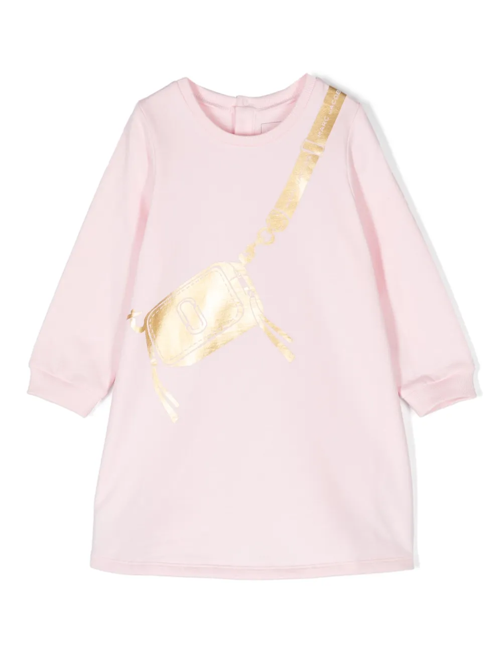 

Платье с принтом Marc Jacobs Kids, розовый