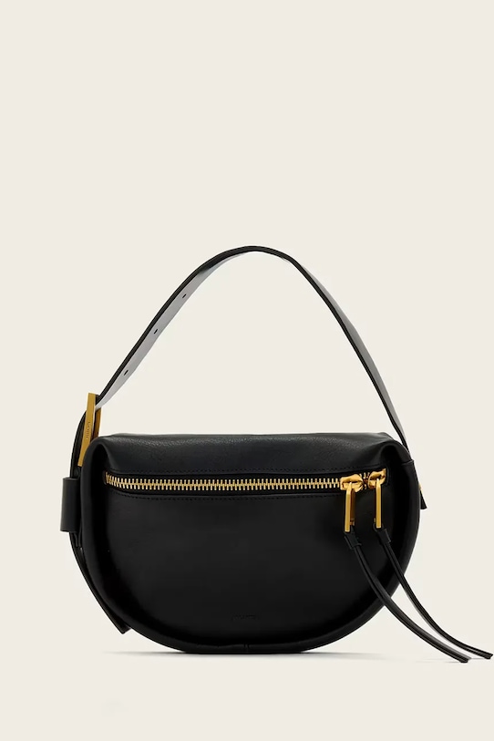 

Кожаная сумка AllSaints, черный