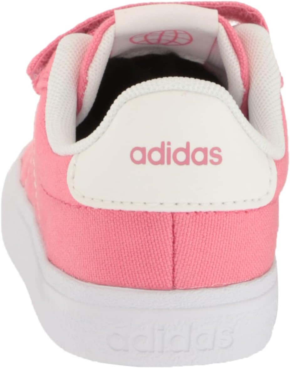 Кроссовки Adidas Vulcraid3r для детей и унисекс, белый/розовый — фото 3