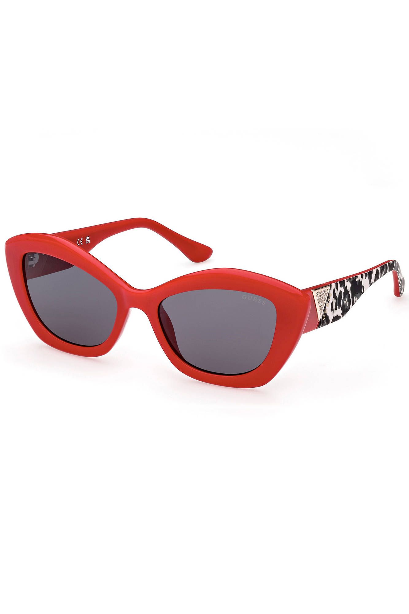 

Красные пластиковые женские солнцезащитные очки Guess Shoes