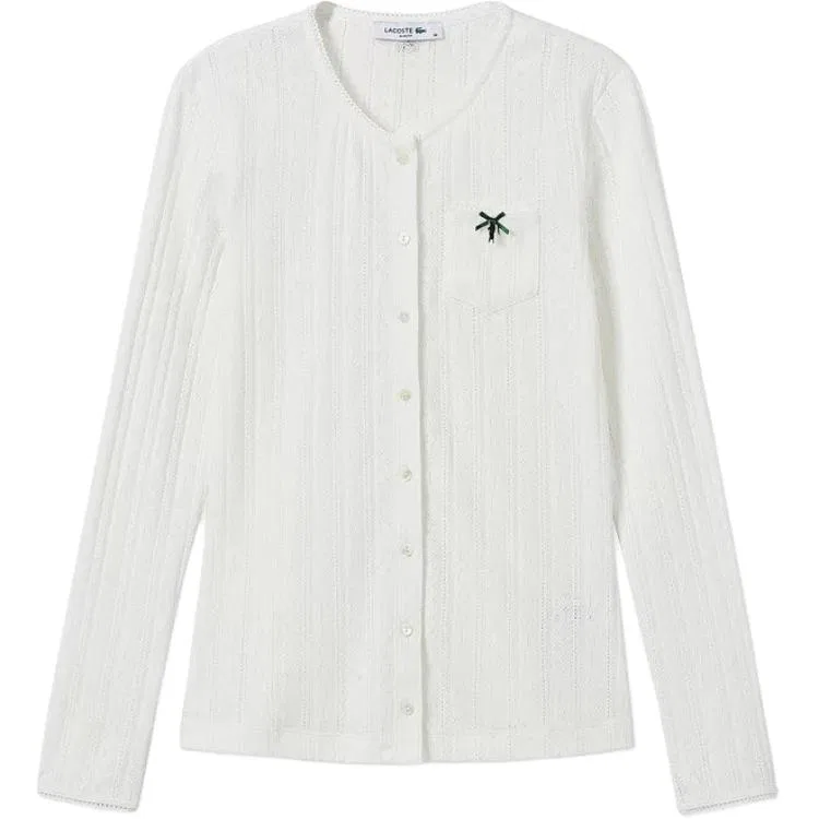 Джемпер LACOSTE Ecru, базовый, бежевый