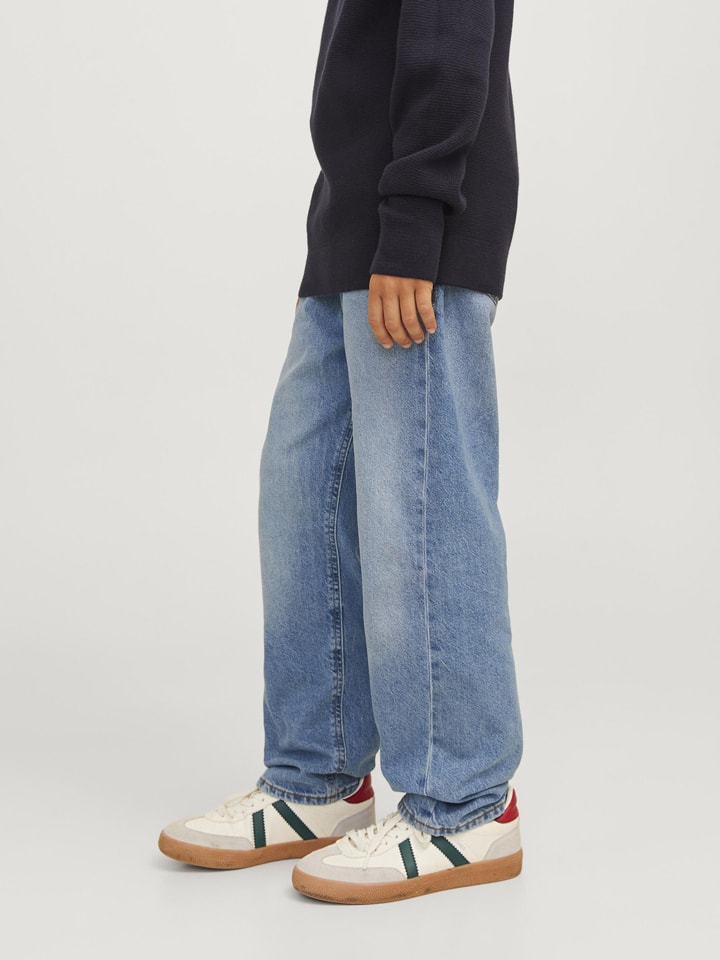 JACK & JONES Junior Джинсы "Крис" - стандартный крой - синего цвета — фото 4