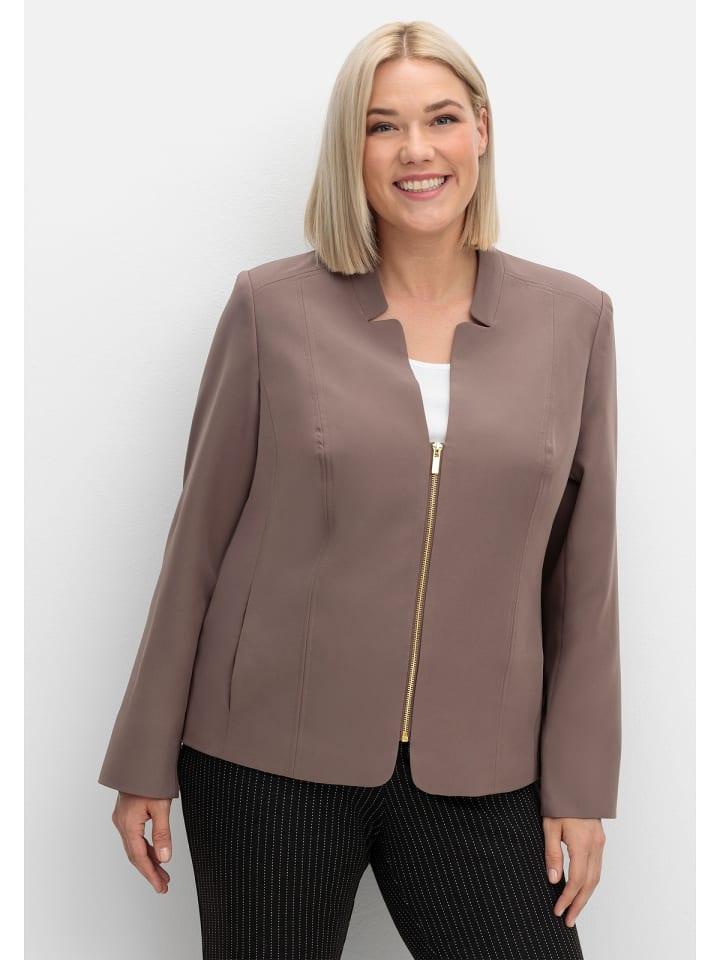 

Блейзер sheego Blazer, цвет dunkeltaupe